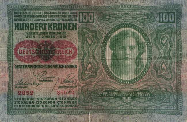 10 Kronen ND on 1912